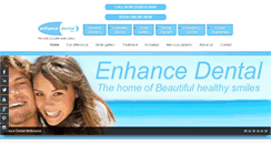 Desktop Screenshot of enhancedental.com
